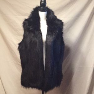NWT Calvin Klein Faux Fur Vest XL